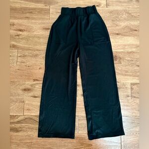 🖤 SAVVI Black Wide Leg Women's Pants